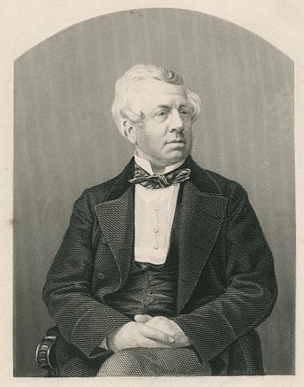 George William Frederick Howard; engraved by D.J. Pound from a photograph, from ''The Drawing-Room o à (d'après) John Jabez Edwin Paisley Mayall