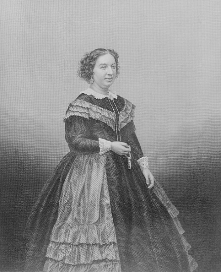 Miss Louisa Pyne, from ''The Drawing-Room Portrait Gallery of Emminent Personages'', 1861 (steel eng à (d'après) John Jabez Edwin Paisley Mayall