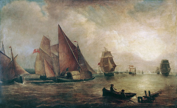 Estuary of the Thames and the Medway à (d'après) Joseph Mallord William Turner