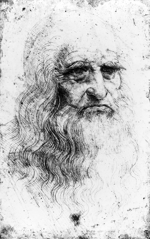 Self portrait à (d'après) Leonardo da Vinci
