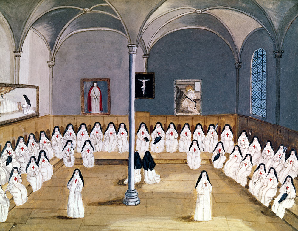 Les soeurs de l'abbaye, issu de ''L''Abbaye de Port-Royal'' à (d'après) Louise Madelaine Cochin