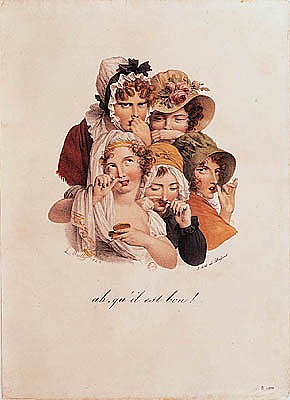 Ah! Qu''il est Bon!; engraved by Francois Seraphin Delpech (1778-1825) 1824-25 à (d'après) Louis Leopold Boilly