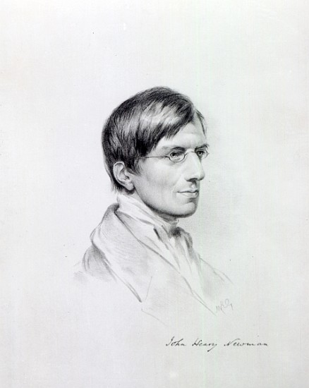 The Very Rev. J.H Newman; engraved by John Alfred Vinter à (d'après) Maria Giberne