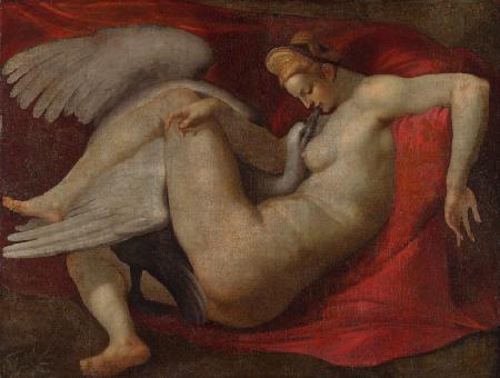 Leda and the Swan, after 1530. Artist: Buonarroti, Michelangelo, (School)