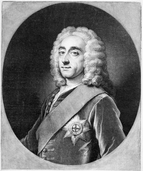 Philip Dormer Stanhope; engraved by John Simon à (d'après) of Bath Hoare William