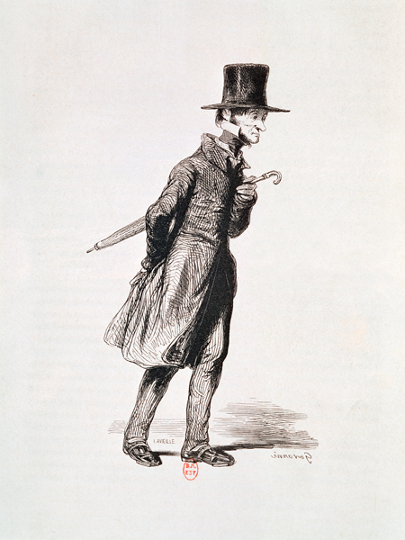 The Employee, from ''Les Francais peints par eux-memes''; engraved by Guillaumot, Paris, c.1850 à (d'après) Paul Gavarni