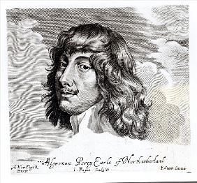 Portrait of Algernon Percy, Tenth Earl of Northumberland (1602-1668); engraved by John Payne (fl. 16