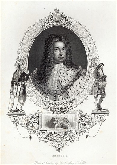 George I à (d'après) Sir Godfrey Kneller