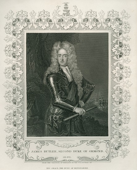 James Butler, 2nd Duke of Ormond; engraved by Henry Robinson à (d'après) Sir Godfrey Kneller