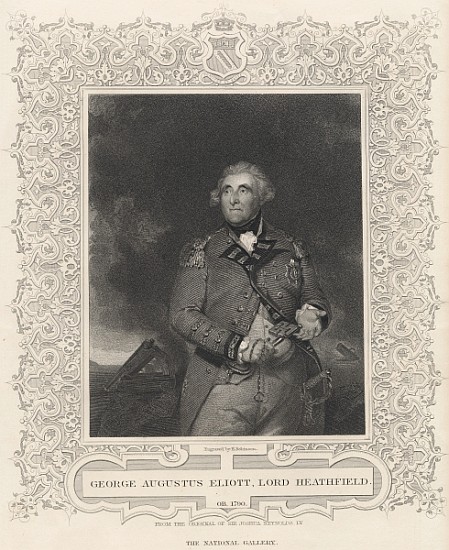 George Augustus Eliott, 1st Baron Heathfield à (d'après) Sir Joshua Reynolds