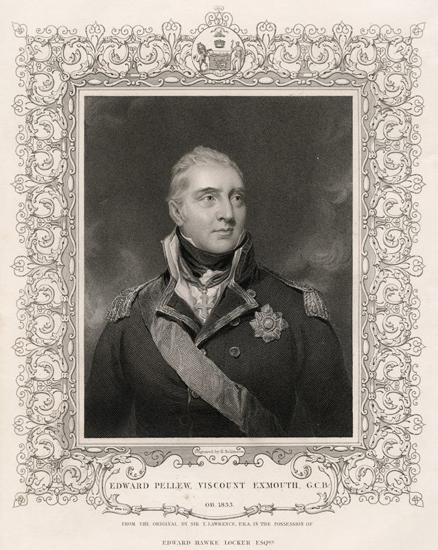 Admiral Sir Edward Pellew, c.1810 à (d'après) Sir Thomas Lawrence