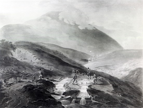 Gold Mines, County of Wicklow; engraved by John Bluck à (d'après) Thomas Sautelle Roberts