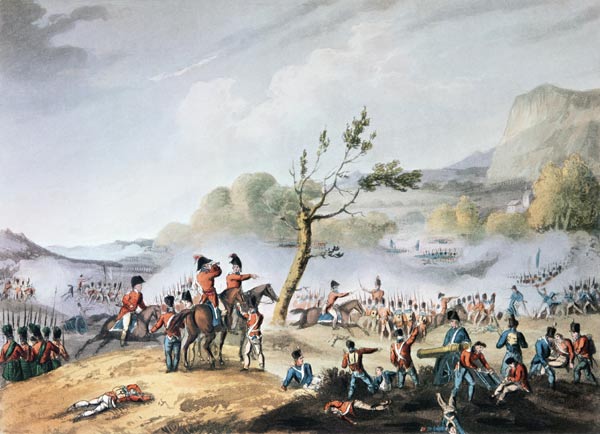 Battle of Maida, July 4th, 1806; engraved by Thomas Sutherland (b.c.1785)(see also 225164) à (d'après) William Heath