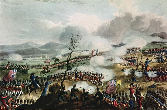 Battle of Nivelle, 10th November; engraved by Thomas Sutherland à (d'après) William Heath