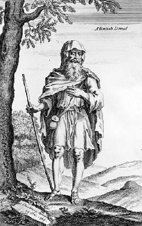 A British Druid; engraved by van der Gucht