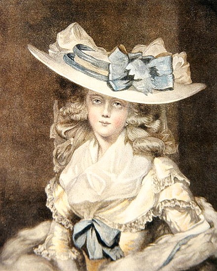 Portrait of Mrs. Benwell; engraved by W Ward à (d'après) William Ward