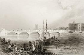 Wellesley Bridge, Limerick, Ireland, from ''Scenery and Antiquities of Ireland''