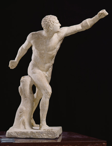 The Borghese Gladiator à Agasias
