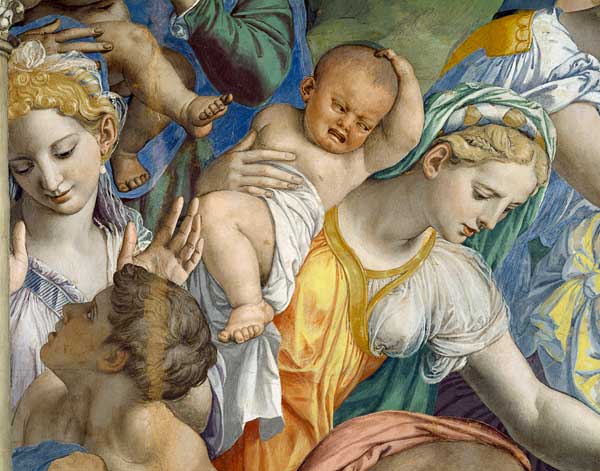 A.Bronzino, Moses schlägt Wasser, Detail à Agnolo Bronzino