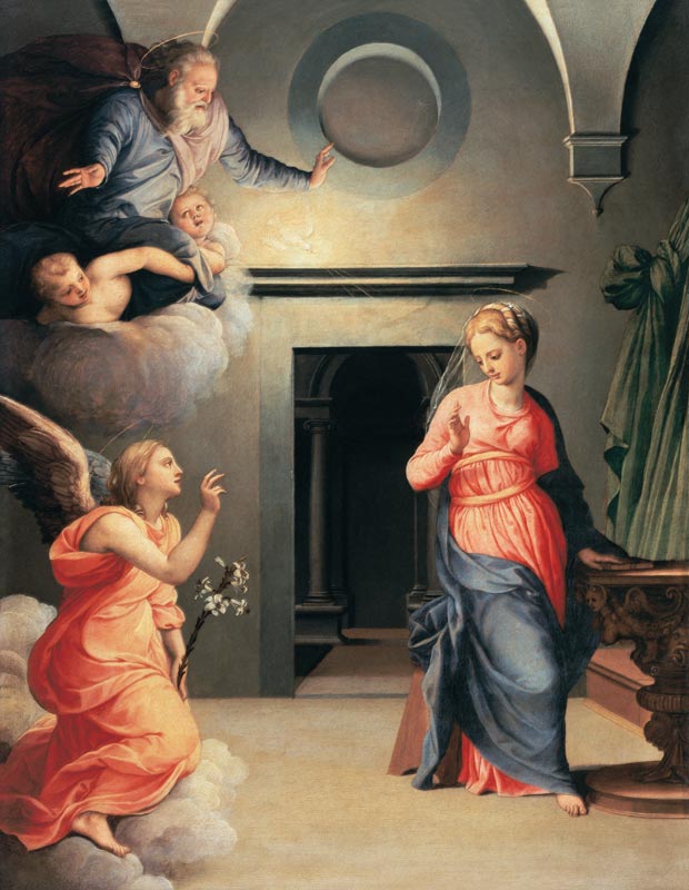 A.Bronzino, Annunciation to Mary à Agnolo Bronzino