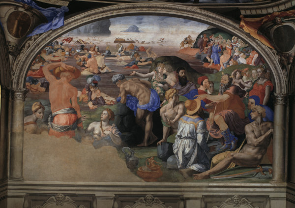 A.Bronzino / Journey through the Red Sea à Agnolo Bronzino