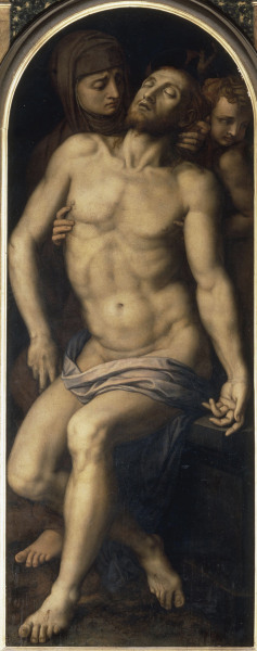 A.Bronzino / Pietà / Paint./ c.1565/70 à Agnolo Bronzino