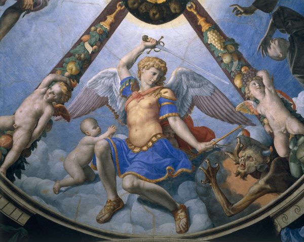 A.Bronzino, Archangel Michael à Agnolo Bronzino
