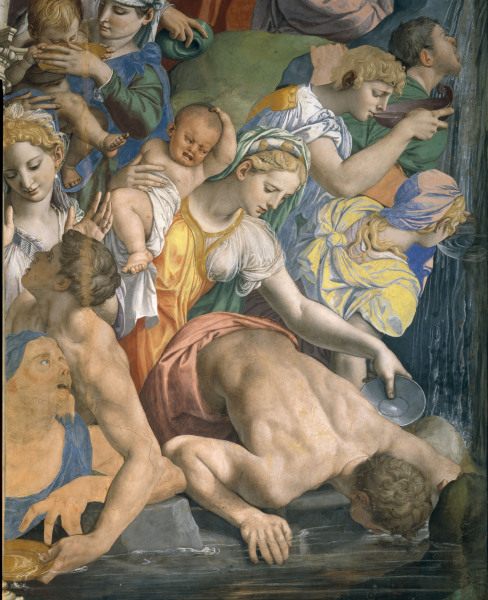 A.Bronzino, Moses beats water, Detail à Agnolo Bronzino