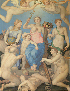 Allegorie des Glücks. à Agnolo Bronzino