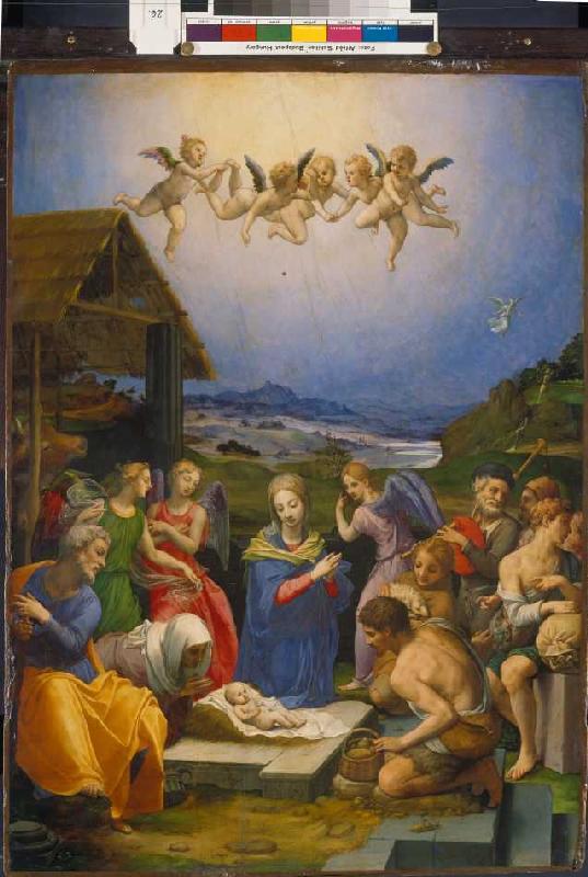 l'adoration des bergers à Agnolo Bronzino