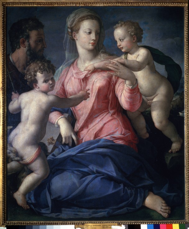 The Holy Family with the young John the Baptist à Agnolo Bronzino