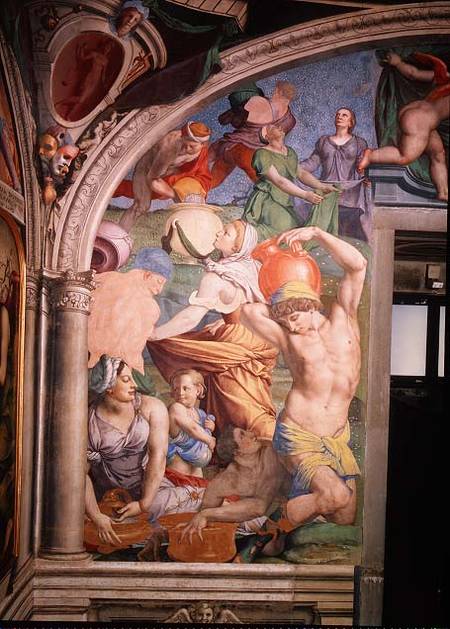 The Fall of Manna, from the Capella di Eleonora à Agnolo Bronzino