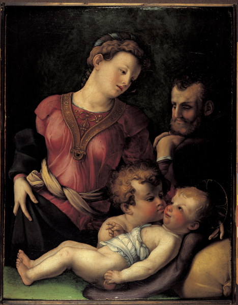 Holy Family w.Boy John /Ptg.aft.Bronzino à Agnolo Bronzino