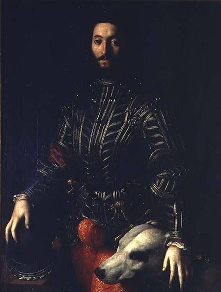 Portrait of Guidubaldo della Rovere, Duke of Urbino à Agnolo Bronzino