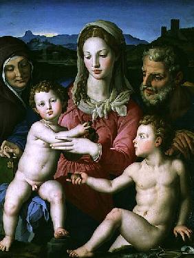 Holy Family with St. Anne and the infant St. John the Baptist, c.1550