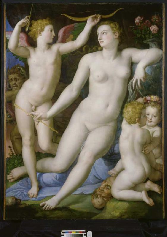 Venus, Amor et la jalousie à Agnolo Bronzino