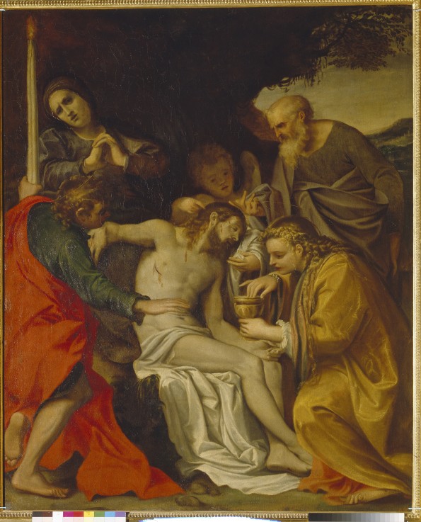 The Lamentation over Christ à Agostino Carracci