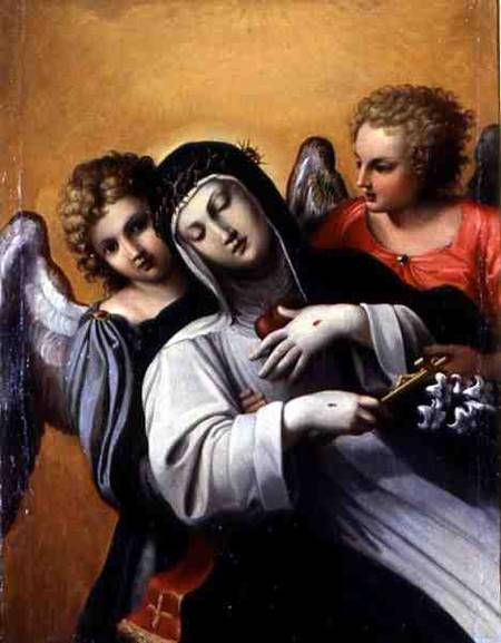 The Ecstasy of Saint Catherine à Agostino Carracci