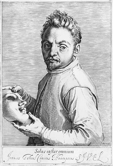 The Actor Jean Gabriel Swel à Agostino Carracci