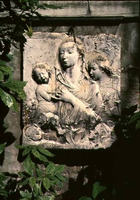 Madonna and Child, gesso cast from the altarpiece à Agostino  di Duccio