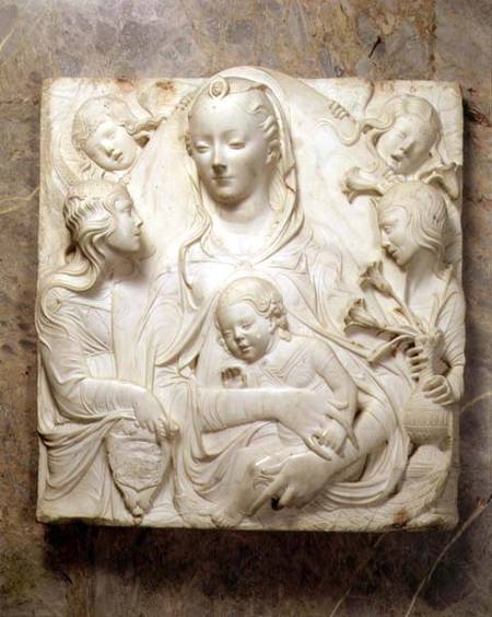 Madonna and Child with Four Angels à Agostino di Duccio