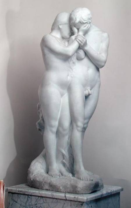 Adam and Eve à Albert Bartholome