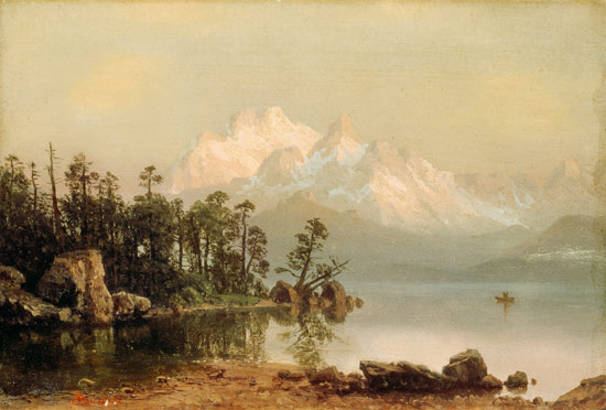 Mountain Canoeing à Albert Bierstadt