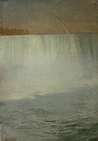 arc-en-ciel sur les chutes du Niagara à Albert Bierstadt