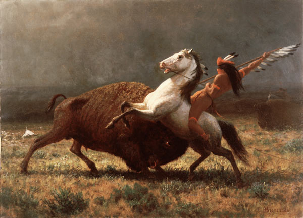 The Last Of The Buffalo à Albert Bierstadt