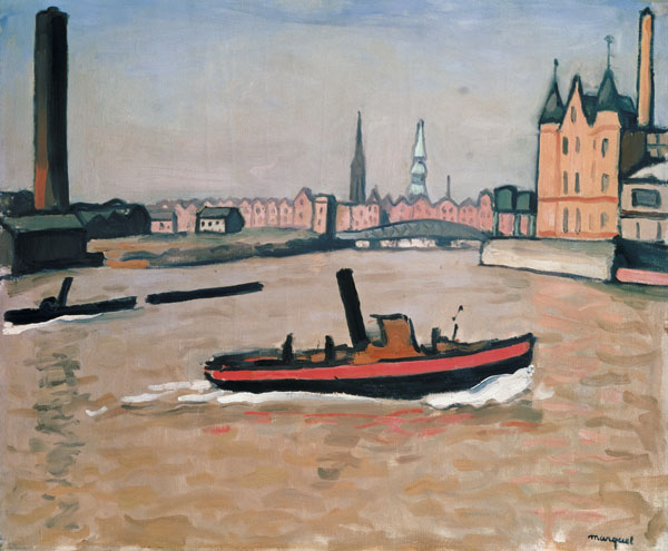 Hafen in Hamburg à Albert Marquet