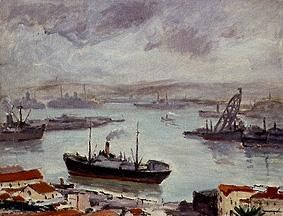 Le port d'Alger à Albert Marquet