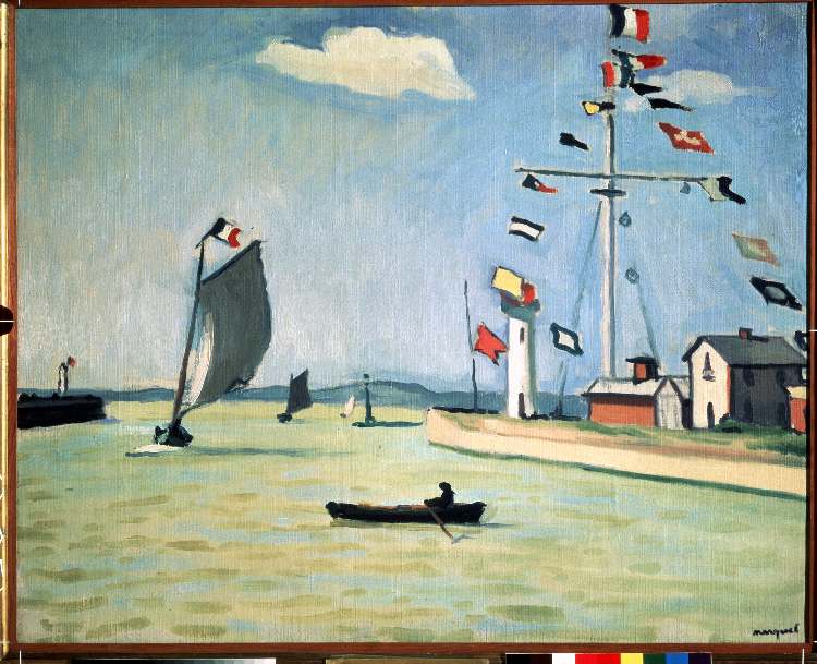 Hafeneinfahrt von Honfleur à Albert Marquet