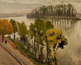 La Seine a la Frette en automne à Albert Marquet