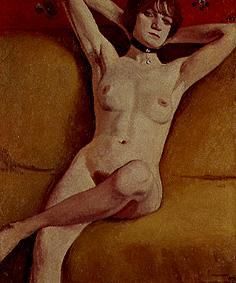 Femme nue sur le divan à Albert Marquet